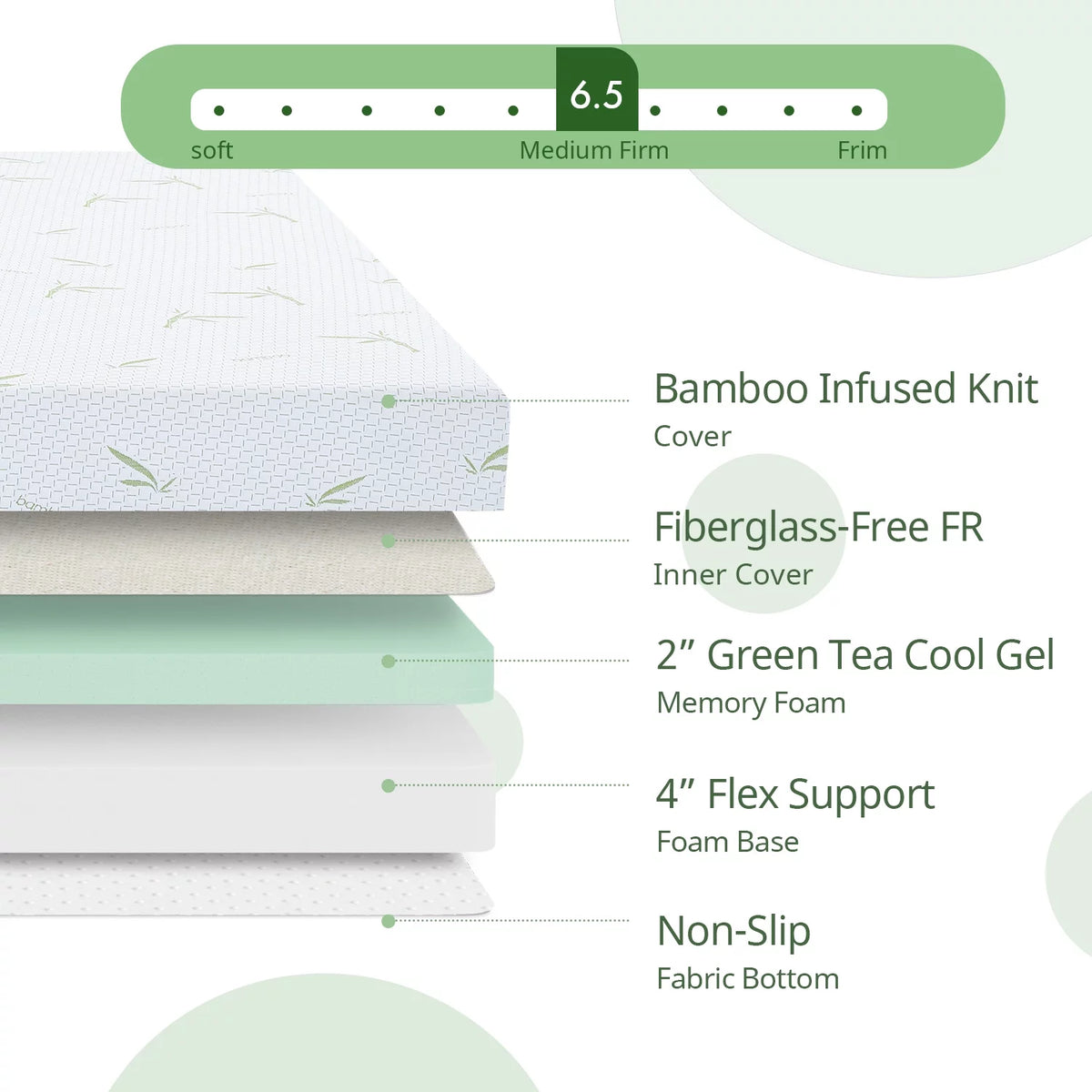 6 inch Memory Foam Twin Mattress M212568
