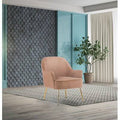 Brown Velvet Side Chair D796565