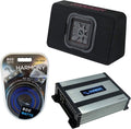8 Thin Square Sub Box with Amplifier & Amp Kit S1043