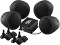 Motorcycle Speakers - Wireless - 2 Pairs - Black I233590