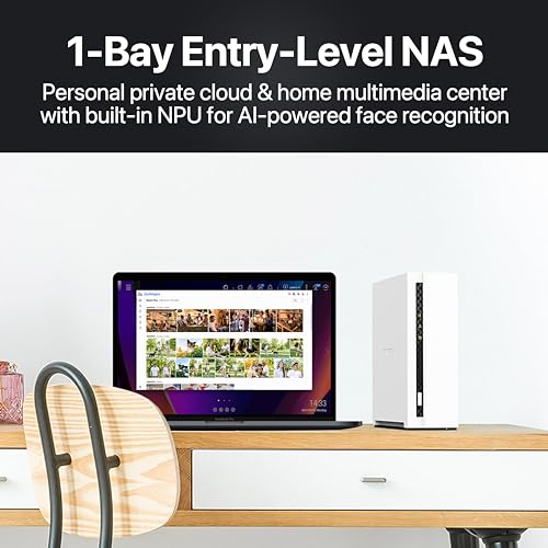 4 Bay NAS with 12TB Storage Capacity, Preconfigured RAID 5 Drives, 2.5GbE Ports P229098