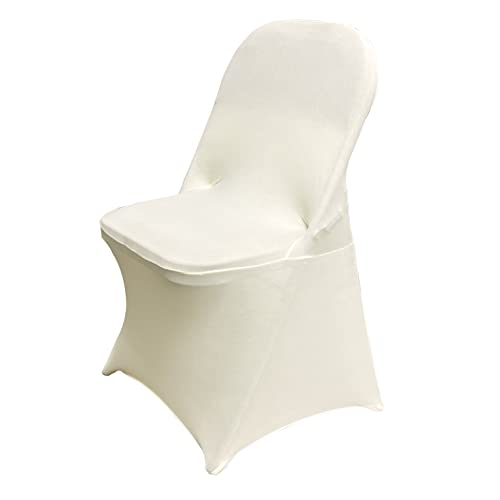 100 PCS Black Stretch Spandex Folding Chair Covers G35116