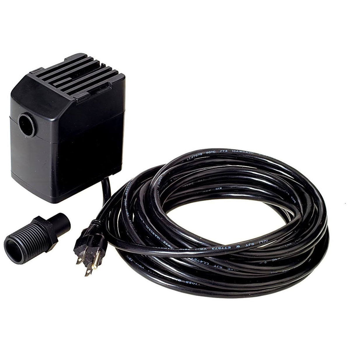 Black Electric Above-Ground Swimming Pool Cover Siphon Pump U549