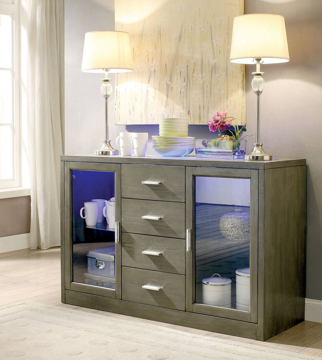 Gray Counter Height Table U485316