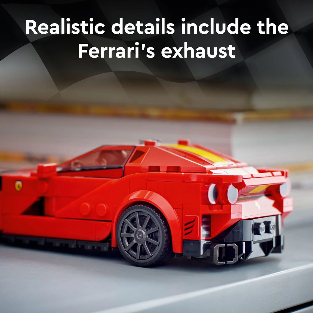 Red Race Car Building Kit with Racing Driver Minifigure P42920