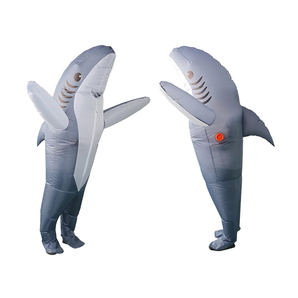 Grey Dolphin Inflatable Costume F2882