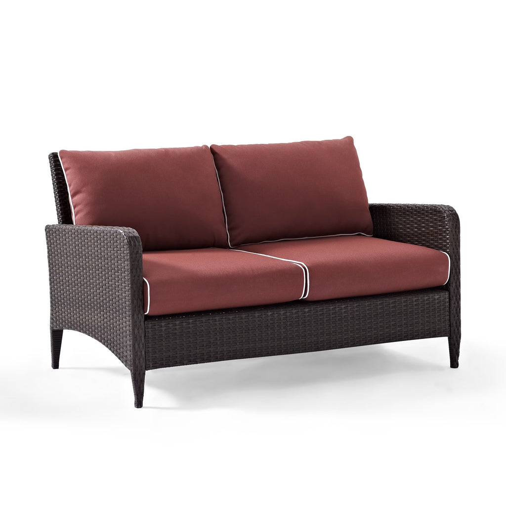 Sangria Outdoor Wicker Loveseat H479939