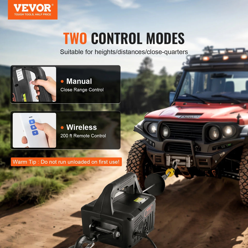 Portable Electric Hoist Power Winch 1100lbs J9079