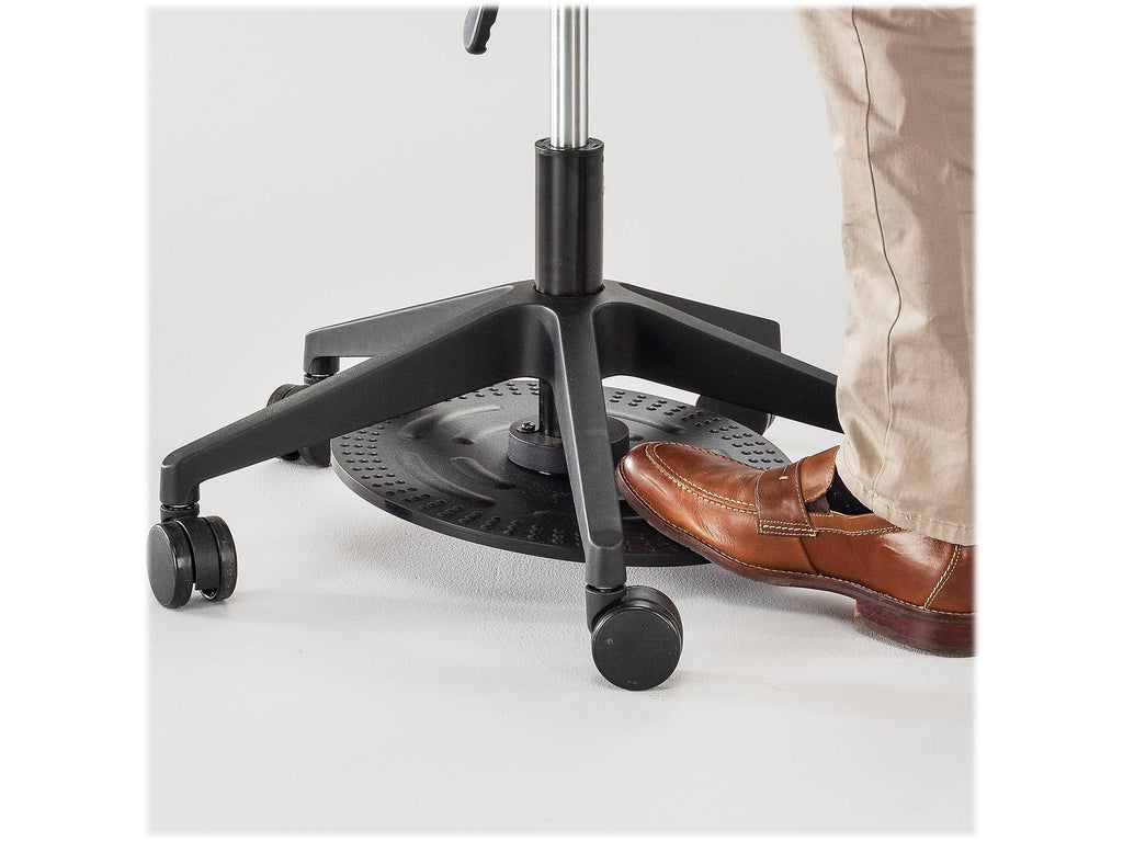 Saddle Swivel Stool with Plastic and Vinyl E568