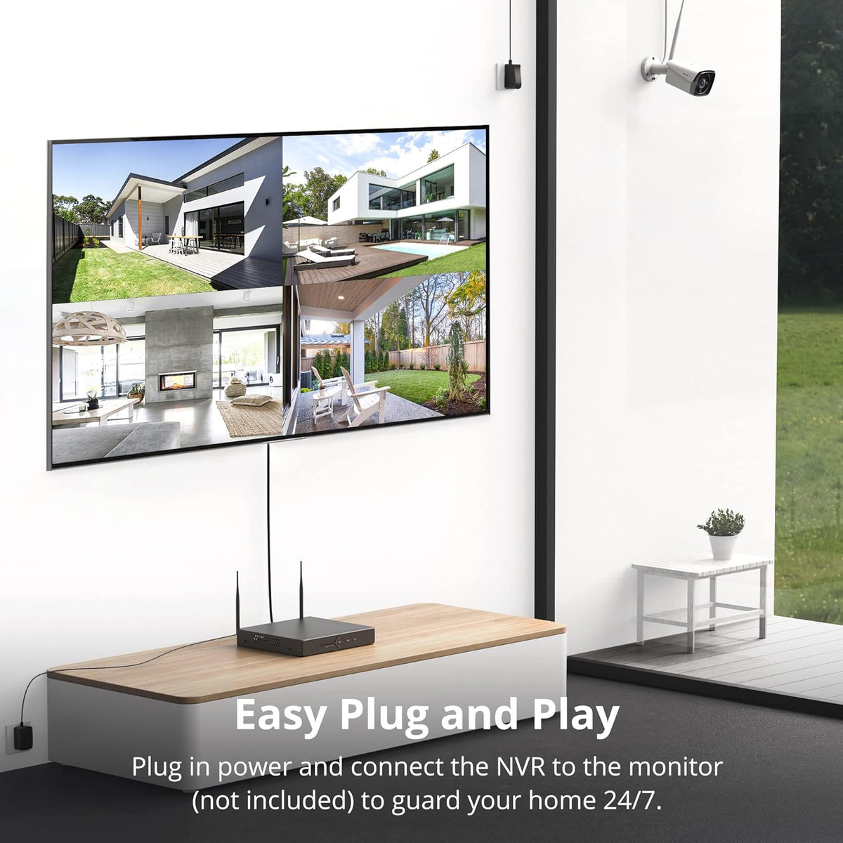 3MP WiFi Security Camera System with Color Night Vision K559