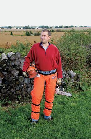 Orange Chain Saw Chaps, 36 in G250472