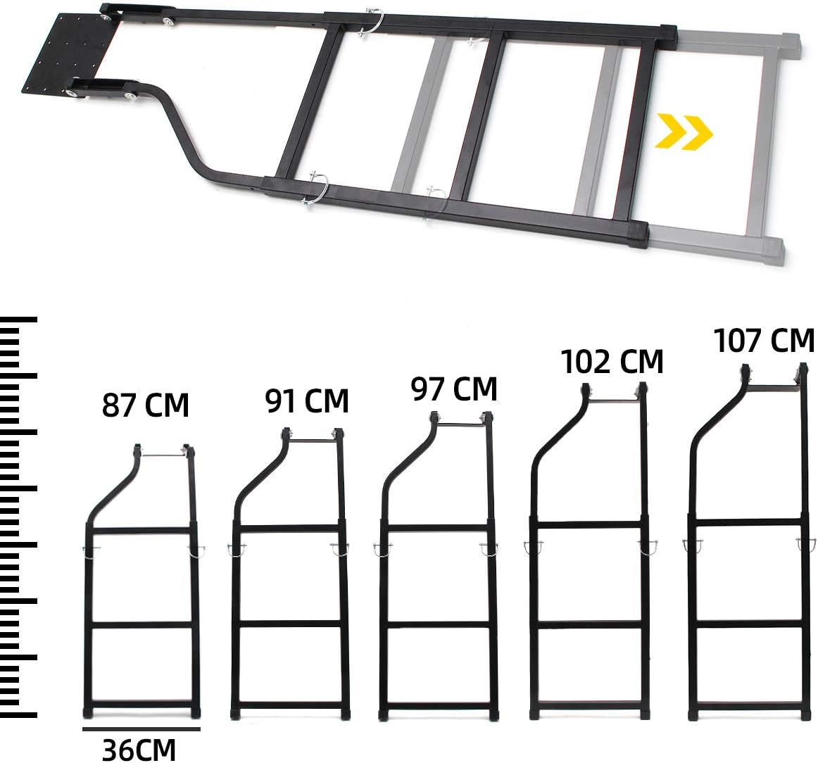 Universal Extension Step Ladder with Stainless Steel Screws E17924