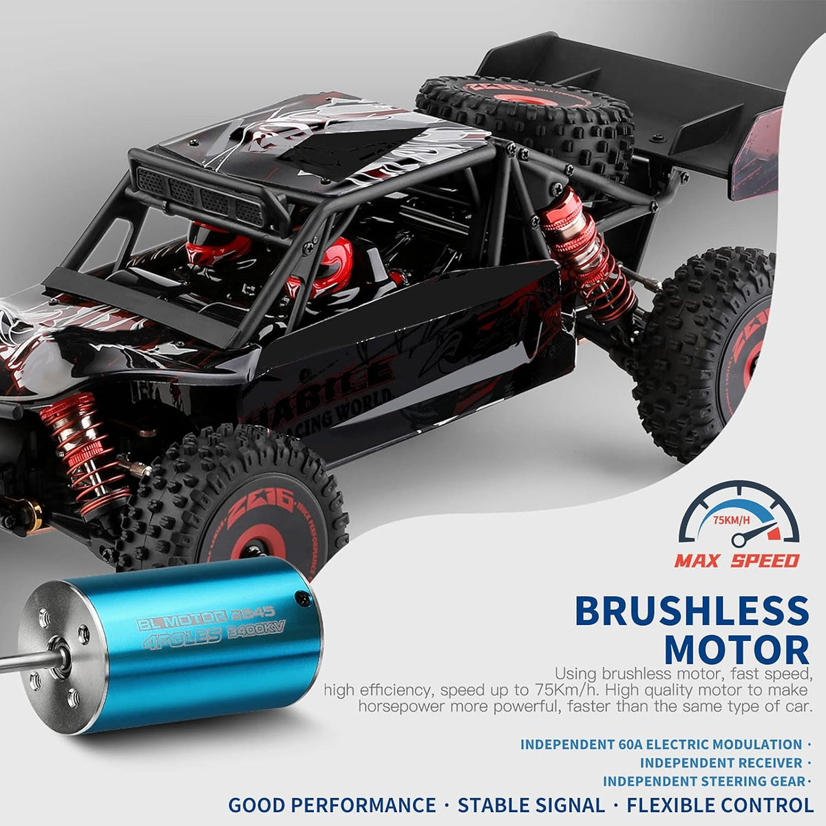 1:12 Scale 4WD High Speed Off Road RC Truck T16826