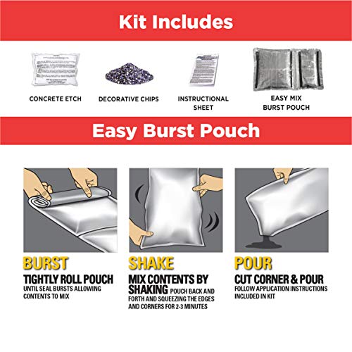 Gloss Gray Garage Floor Coating Kit V886043