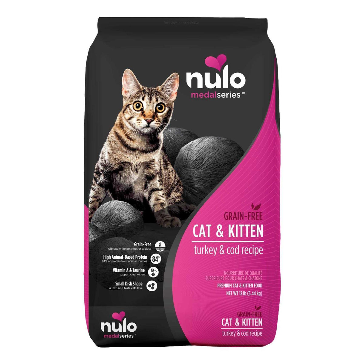 Grain-Free Turkey & Cod Dry Cat & Kitten Food E457467