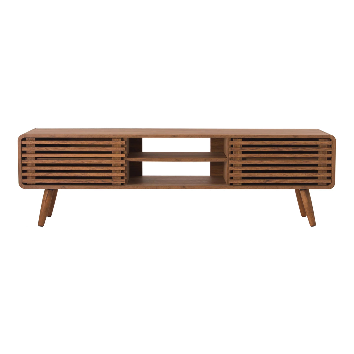 58" Slat Low TV Stand W782641