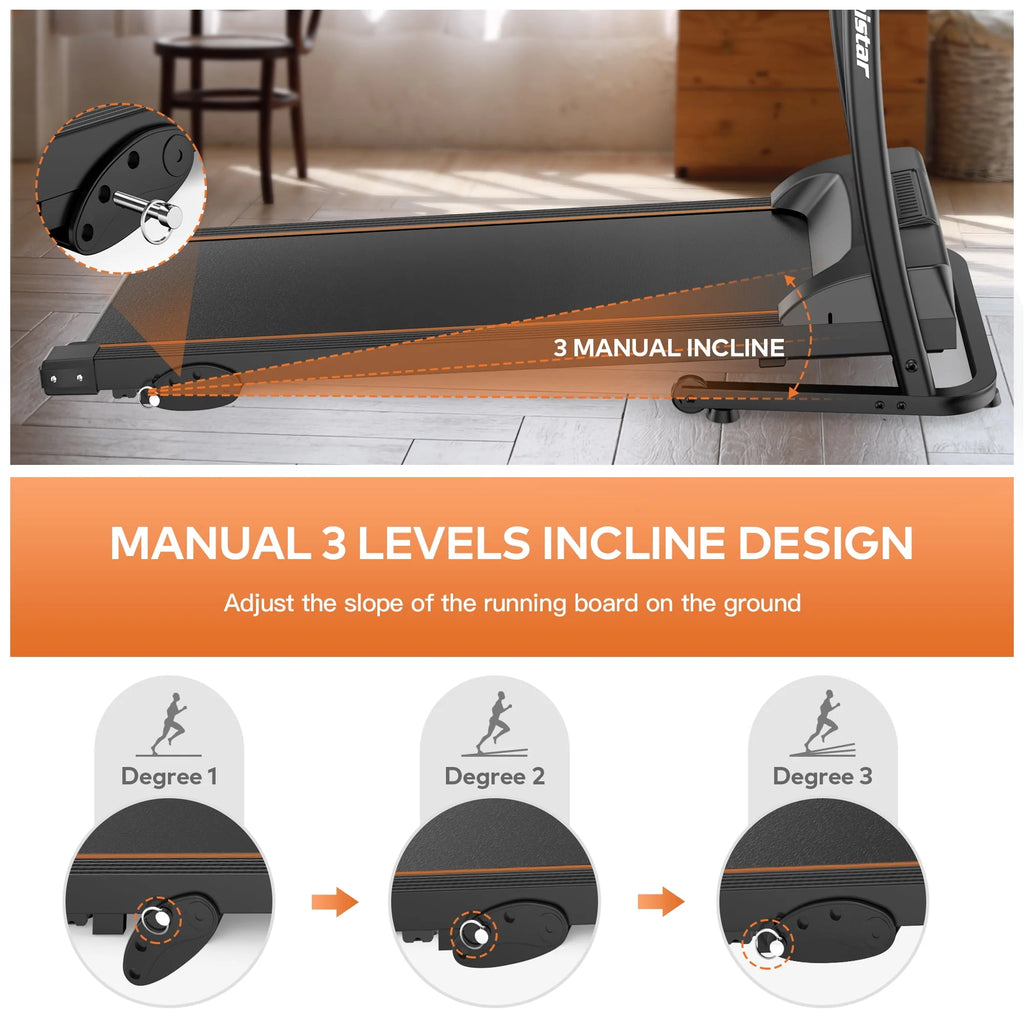 4.5HP Folding Treadmill with 15% Auto Incline C592474