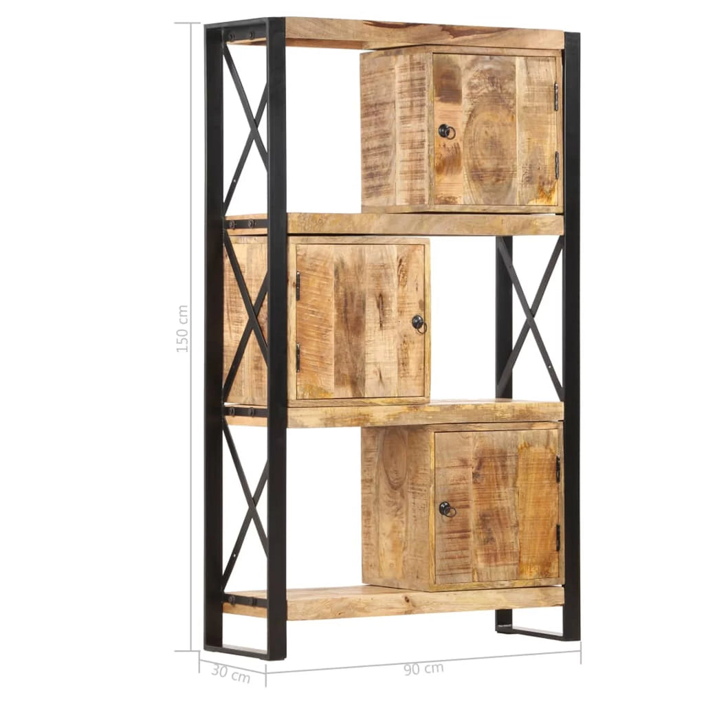 Solid Mango Wood Bookshelf F187179