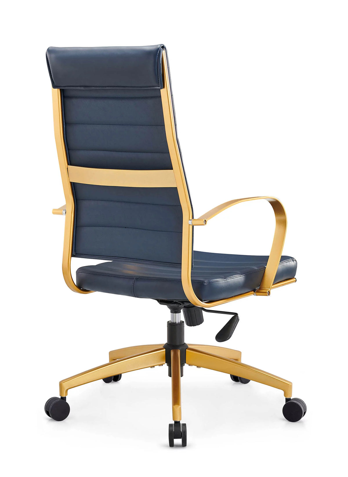 High Back Executive Office Chair with Armrest Adjustable Swivel Vegan Leather Z934