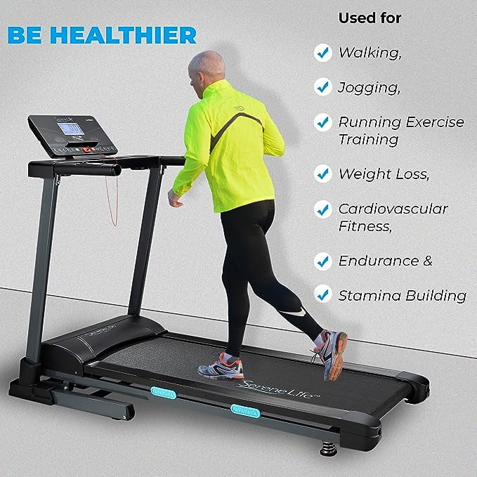 Folding Electric Treadmill with 15 Incline Level N22994