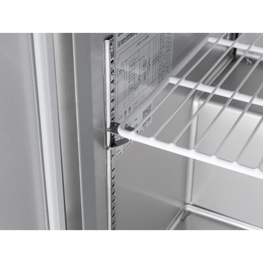 Commercial Refrigerated Prep Station Cold Table with 6 Pan Storage F6452