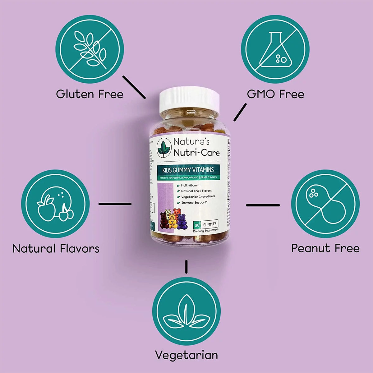 Kids Multivitamin Gummies with Vitamin C & D F8504