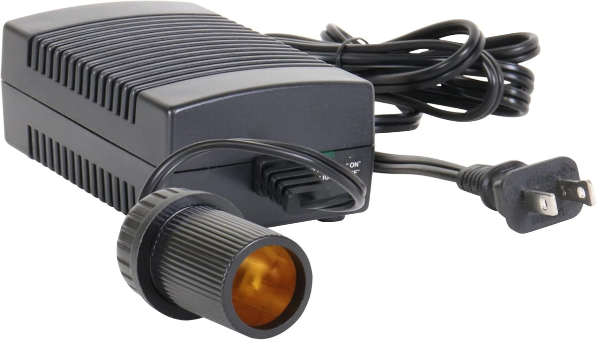 AC to DC converter, 110V to 12V power adapter with circuit breaker, 6ft cord X40590