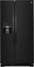 Black 36 Side-by-Side Refrigerator and Freezer G39518