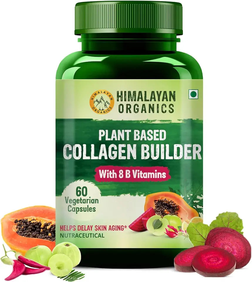 Organic Collagen Builder with Biotin & Vitamin C 60 Capsules R5513