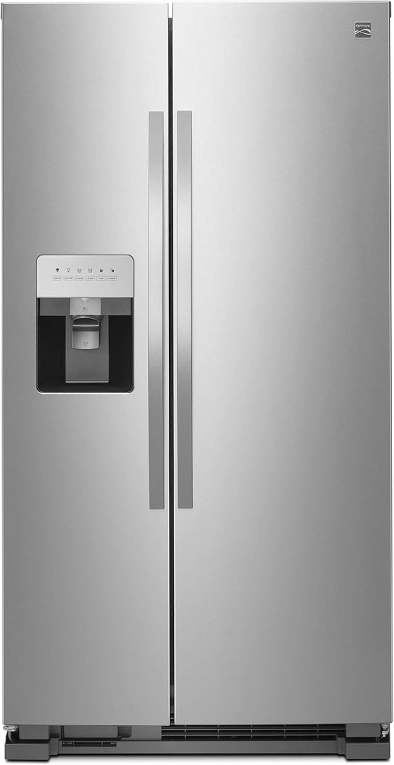 Black 36 Side-by-Side Refrigerator and Freezer G39518