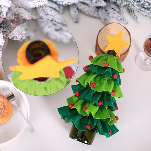Christmas Tree Wine Bottle Cover Bags V721
