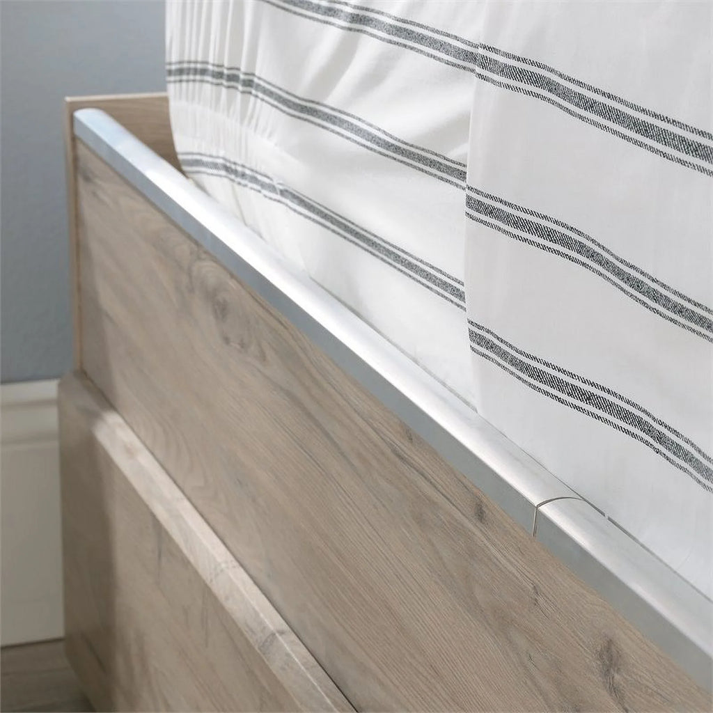 2 Piece Wood Twin Mates Bed with Storage Drawers F844
