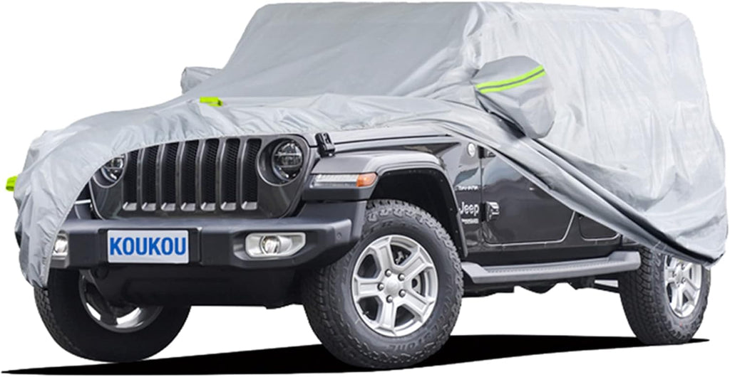 6 Layers SUV Car Cover with Zipper Door B6848