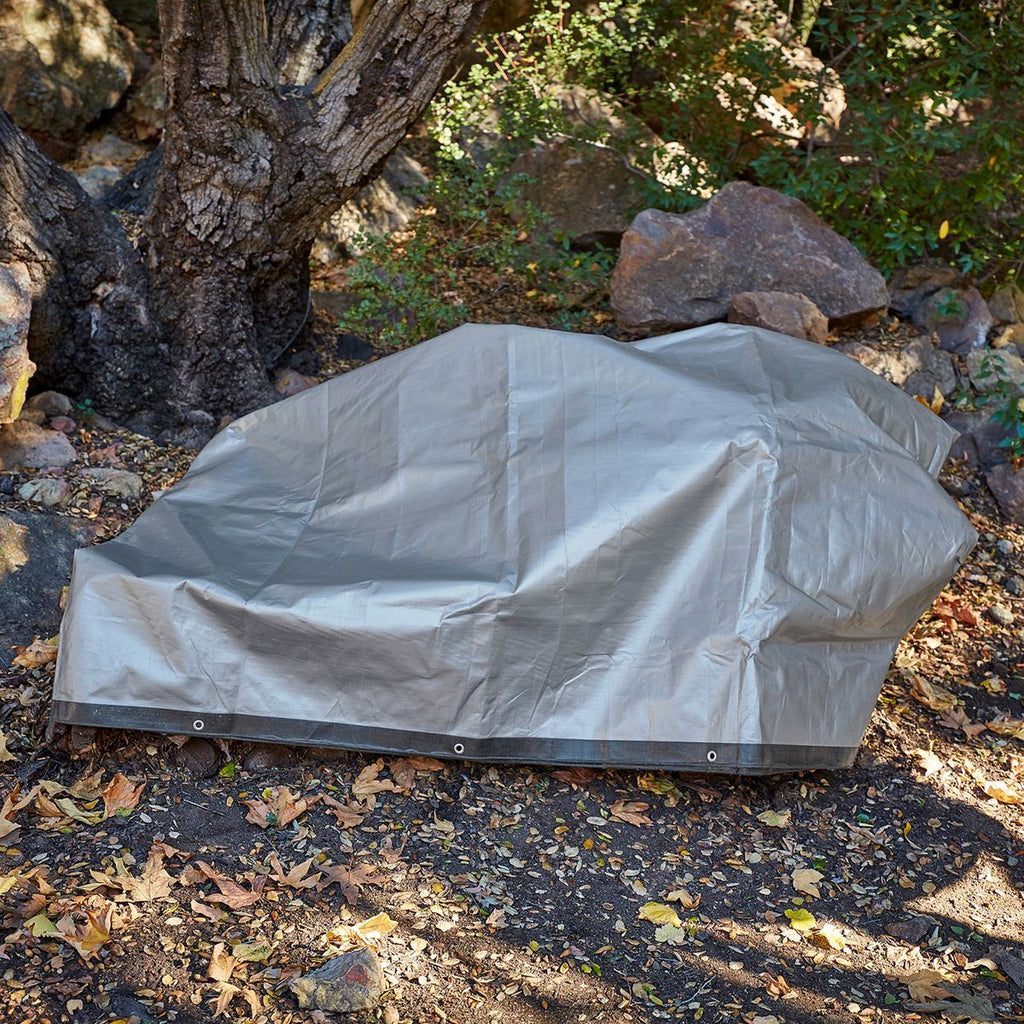 12 ft. x 20 ft. Silver and Black Weather-Resistant Tarp H11395