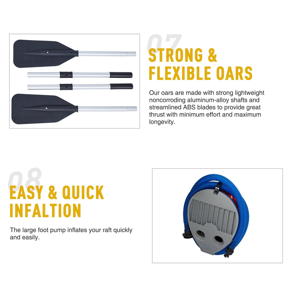2 Person Inflatable Boat PVC Raft X959