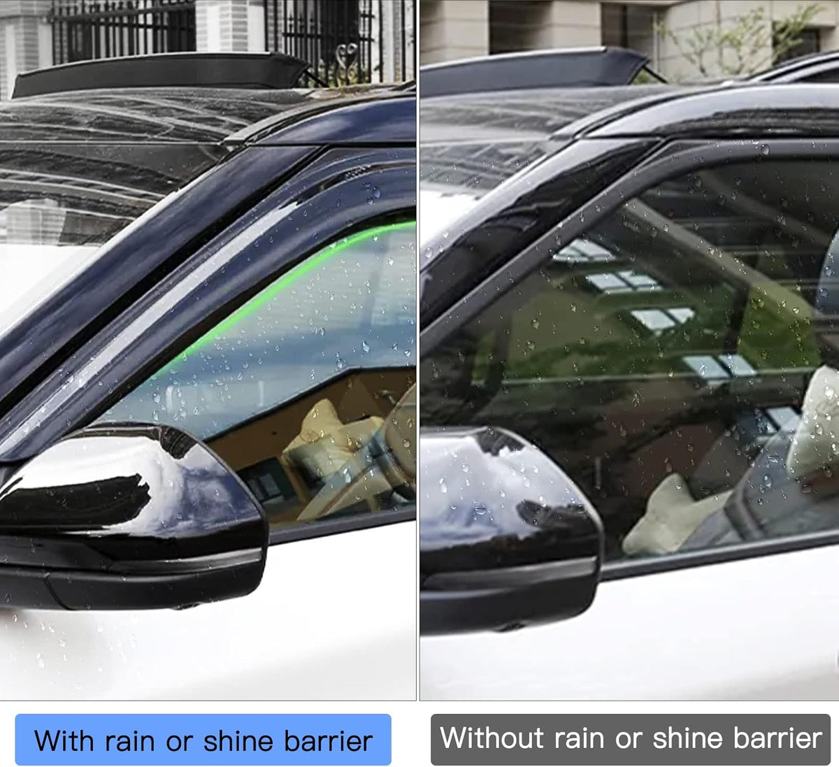 Side Window Visor Deflectors Rain Guards Pack of 4 P639974
