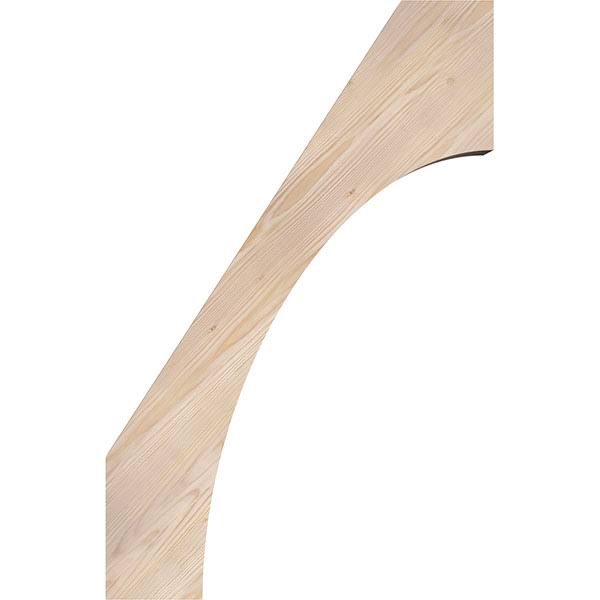 5 1/2x22W x 22x22D x 34x22H Douglas Fir Smooth Brace Q766616