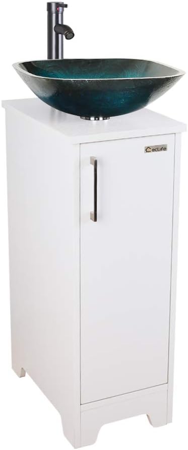 13 inch White Freestanding Bathroom Vanity G588270