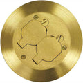 Brass Floor Box Cover Duplex Receptacle S636432