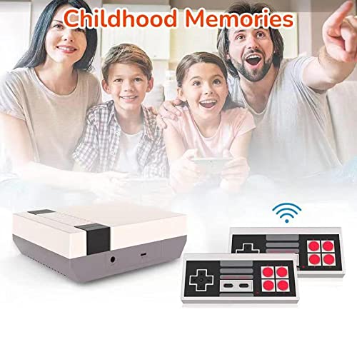 Classic Mini Retro Game Console with 600 Games and Dual Wireless Remote Controllers I148