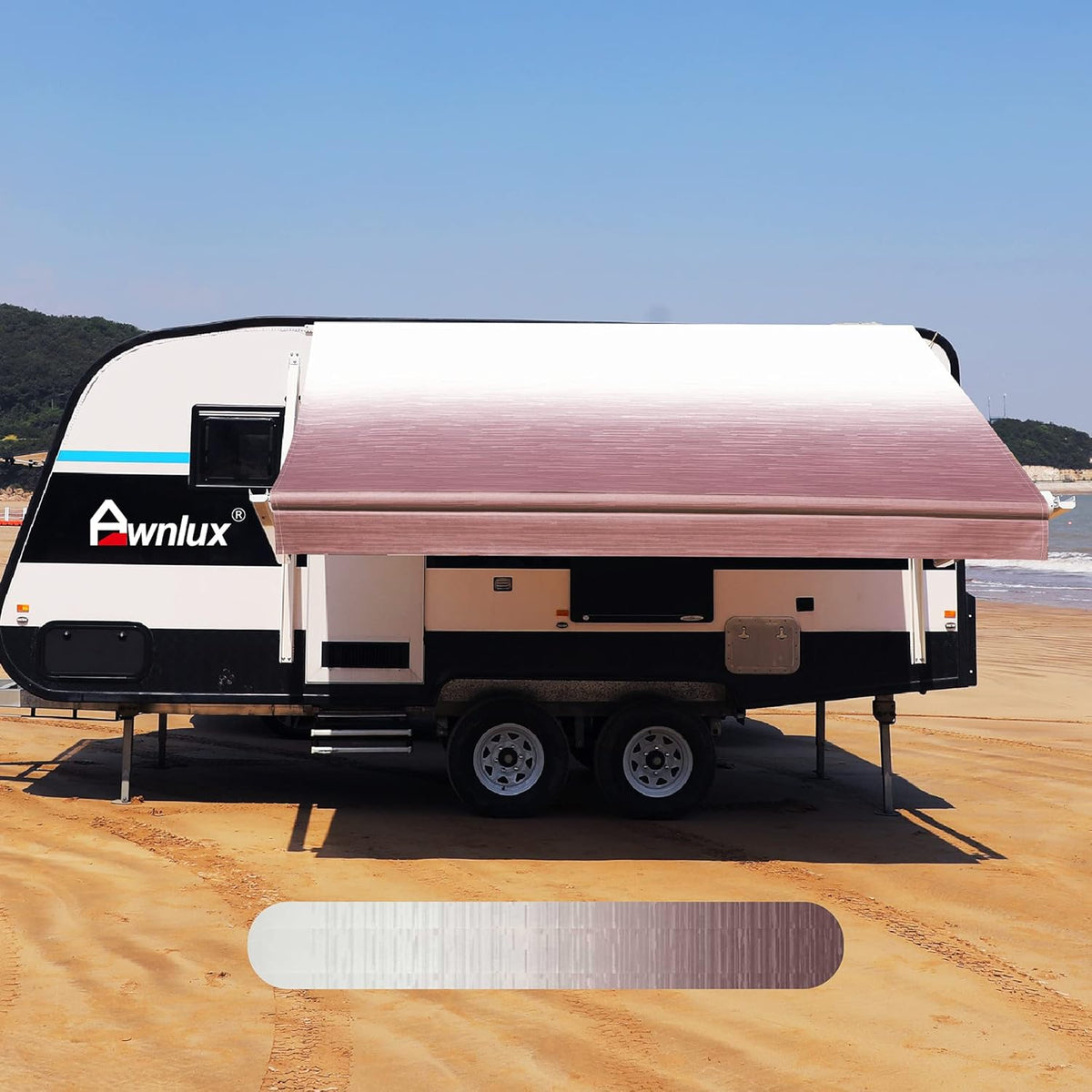 Heavy Duty Weatherproof 4-Ply Vinyl RV Awning Fabric Replacement U98301