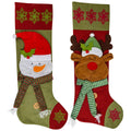 48 inch Jumbo Snowman & Reindeer Stocking Case of 12 T8188