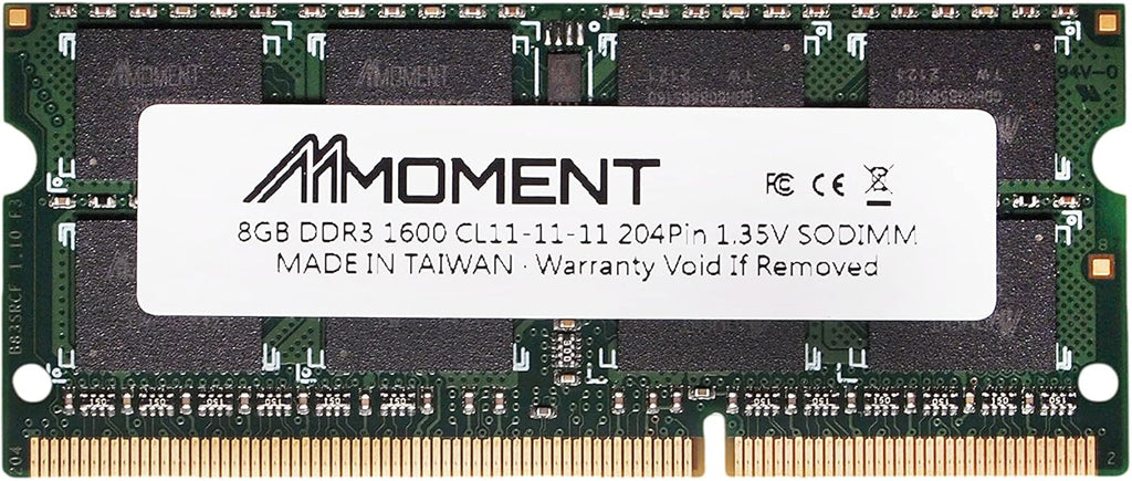 16GB Kit (2x8GB) DDR3 / DDR3L 1600MHz SODIMM PC3-12800 1.35V CL 11 Non-ECC Unbuffered 204 Pin Notebook Laptop Memory K361999
