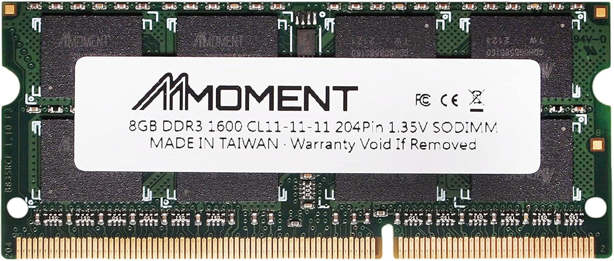 16GB Kit (2x8GB) DDR3 / DDR3L 1600MHz SODIMM PC3-12800 1.35V CL 11 Non-ECC Unbuffered 204 Pin Notebook Laptop Memory K361999