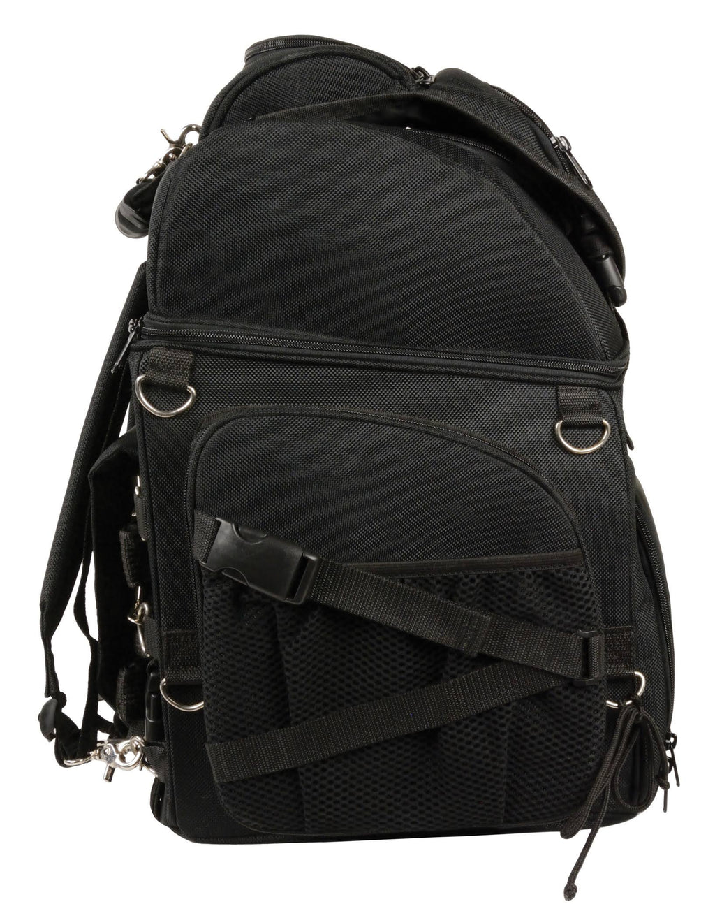 Black Large Nylon Sissy Bar Bag J145131