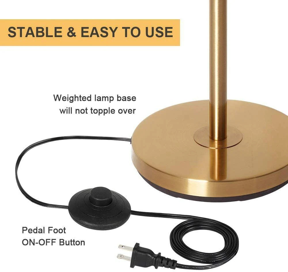 Adjustable Floor Lamp Gold W963