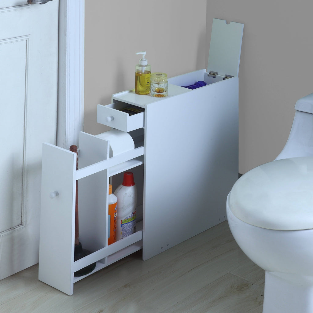Black Bathroom Floor Cabinet Y209484