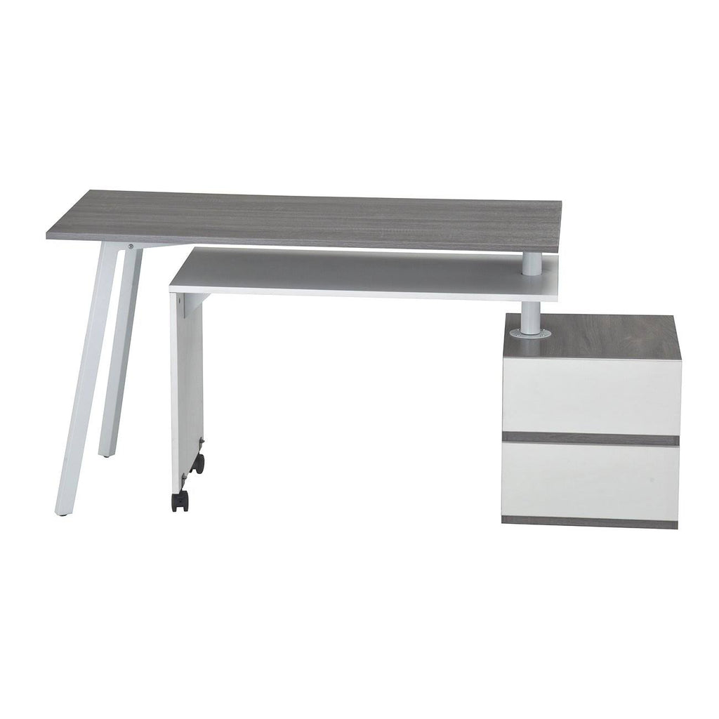 Gray Rotating Multi-Positional Desk N921