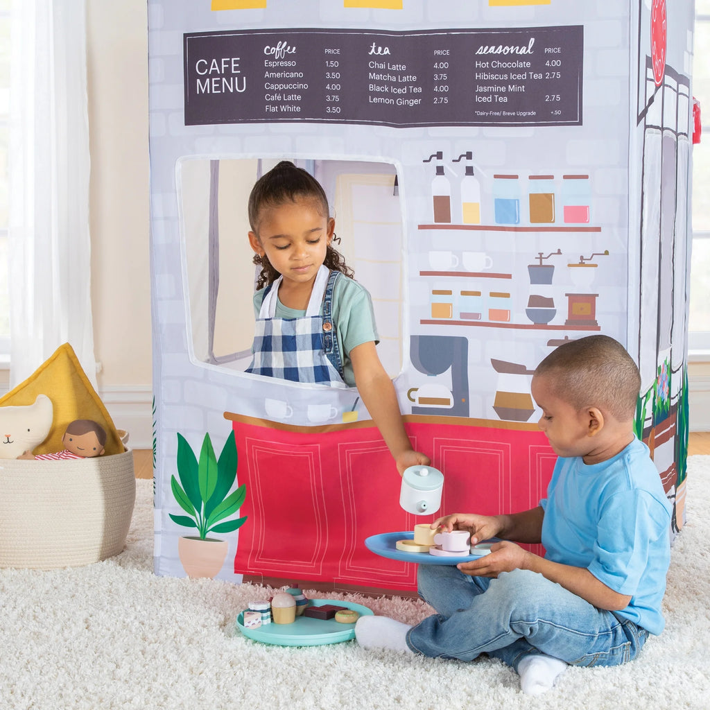 Kids' Coffee Shop Play Tent Indoor Playhouse C81227