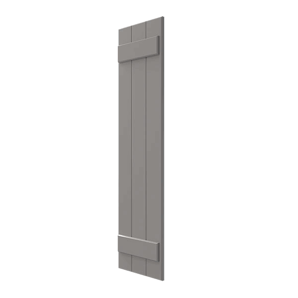 Primed Composite Board-n-Batten Shutters (Per Pair) X46910